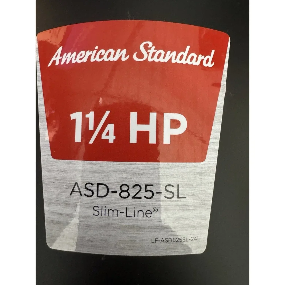 American Standard Slim Line 1.25HP Food Waste Disposer Select Color Black